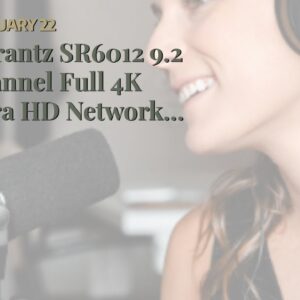 Marantz SR6012 9.2 Channel Full 4K Ultra HD Network AV Surround Receiver with Heos black, Works...