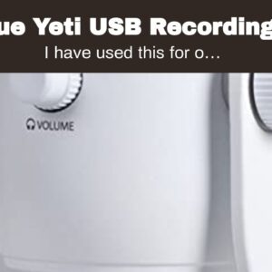 Blue Yeti USB Recording & Streaming on PC and Mac, 3 Condenser Capsules, 4 Pickup Patterns, Hea...