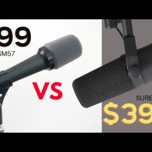 It is worth it?  SM7B vs the Sure 57 for Podcast Vocals - $100 VS $400 Podcast Microphone Setup