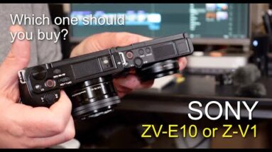 Sony ZV-E10 or Z-V1? Which camera should you buy?