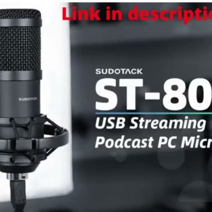 USB Streaming Podcast PC Microphone, SUDOTACK professional | High quality cheap mic|explore the seen