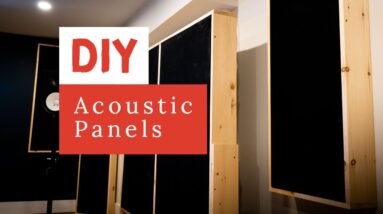 DIY Acoustic Panels for Home Recording Studio | Studio Build Pt 2