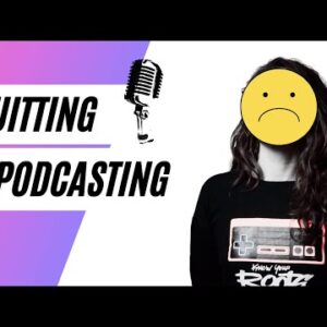 I almost quit podcasting - why I choose audio and not video podcast