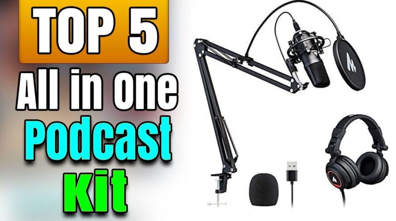 Best All in One Podcast Kit for 2 3 4 Persons Equipment Packages Starter Kit