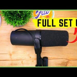 Full Shure SM7B Set Up - Best Microphone for Podcasting & Livestreaming?