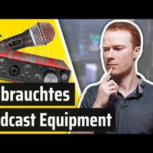 Podcast Equipment gebraucht kaufen? Gute oder schlechte Idee?!