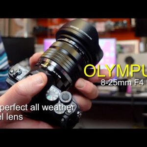 Olympus 8 25mm F4 PRO Lens - The perfect all weather travel lens.