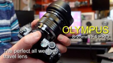 Olympus 8 25mm F4 PRO Lens - The perfect all weather travel lens.