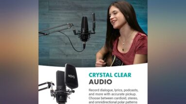 Movo VSM-7 XLR Microphone Bundle with Mic Boom Arm and Pop Filter - Podcast revieww