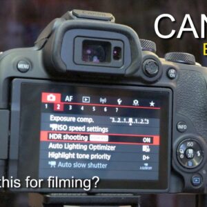 Canon EOS R10 - Why use the HDR PQ filming mode?