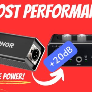 IMPROVE Any Audio Interface - Tonor TA20 Mic Booster Review